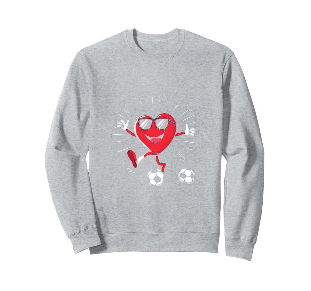 Heart Soccer Gift T-Shirt - Fun Novelty Design Unisex - T-Shirt, Sweatshirt, Hoodie
