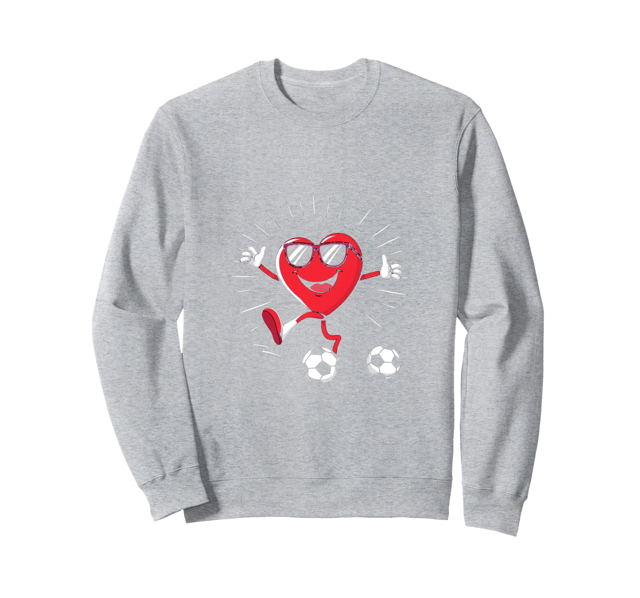 Heart Soccer Gift T-Shirt - Fun Novelty Design Unisex - T-Shirt, Sweatshirt, Hoodie
