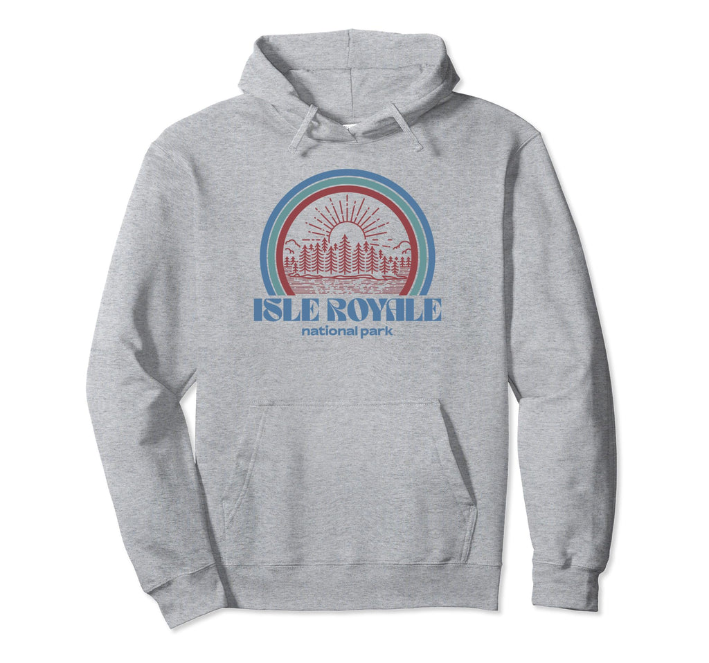 Isle Royale National Park Outdoor Hiking Hoodie - Aesthetic Graphic Unisex - T-Shirt, Sweatshirt, Hoodie