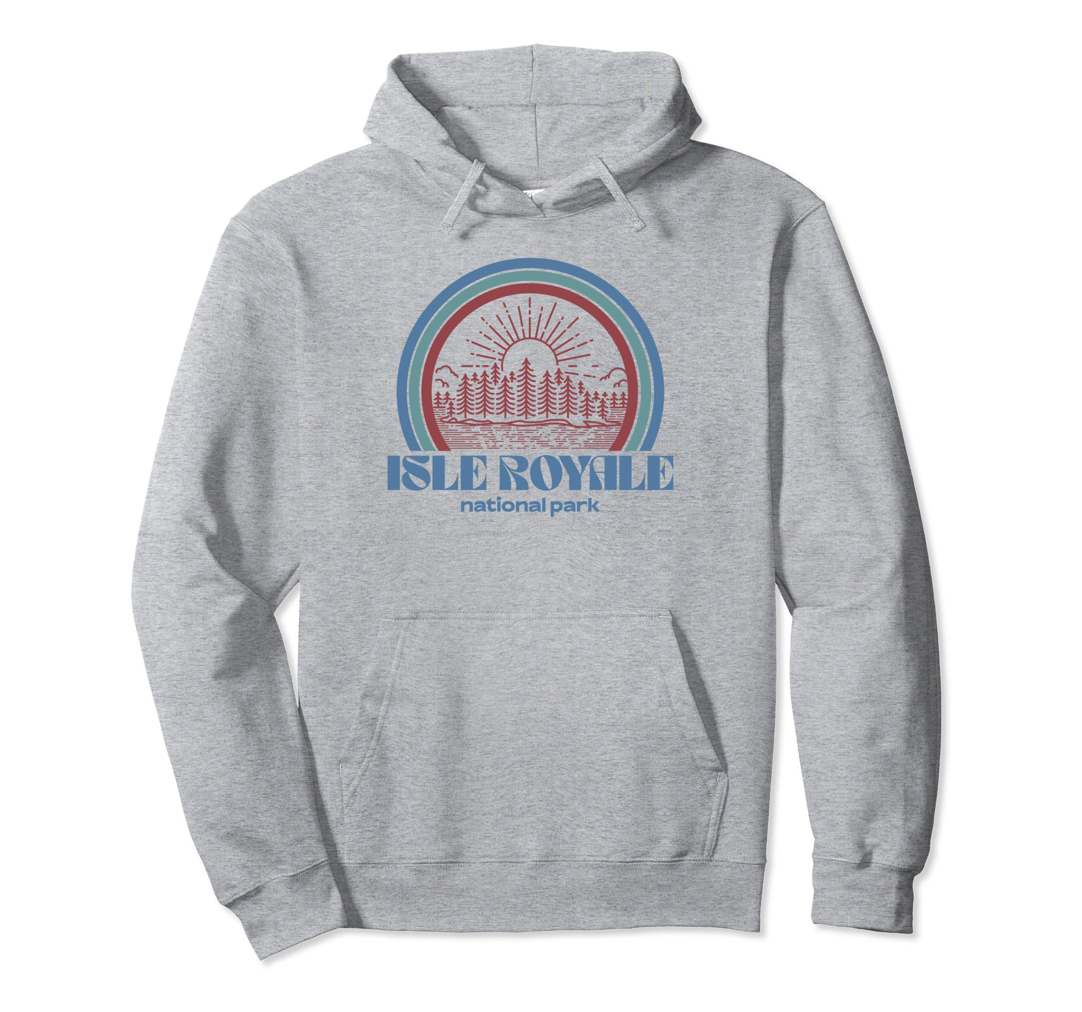Isle Royale National Park Outdoor Hiking Hoodie - Aesthetic Graphic Unisex - T-Shirt, Sweatshirt, Hoodie