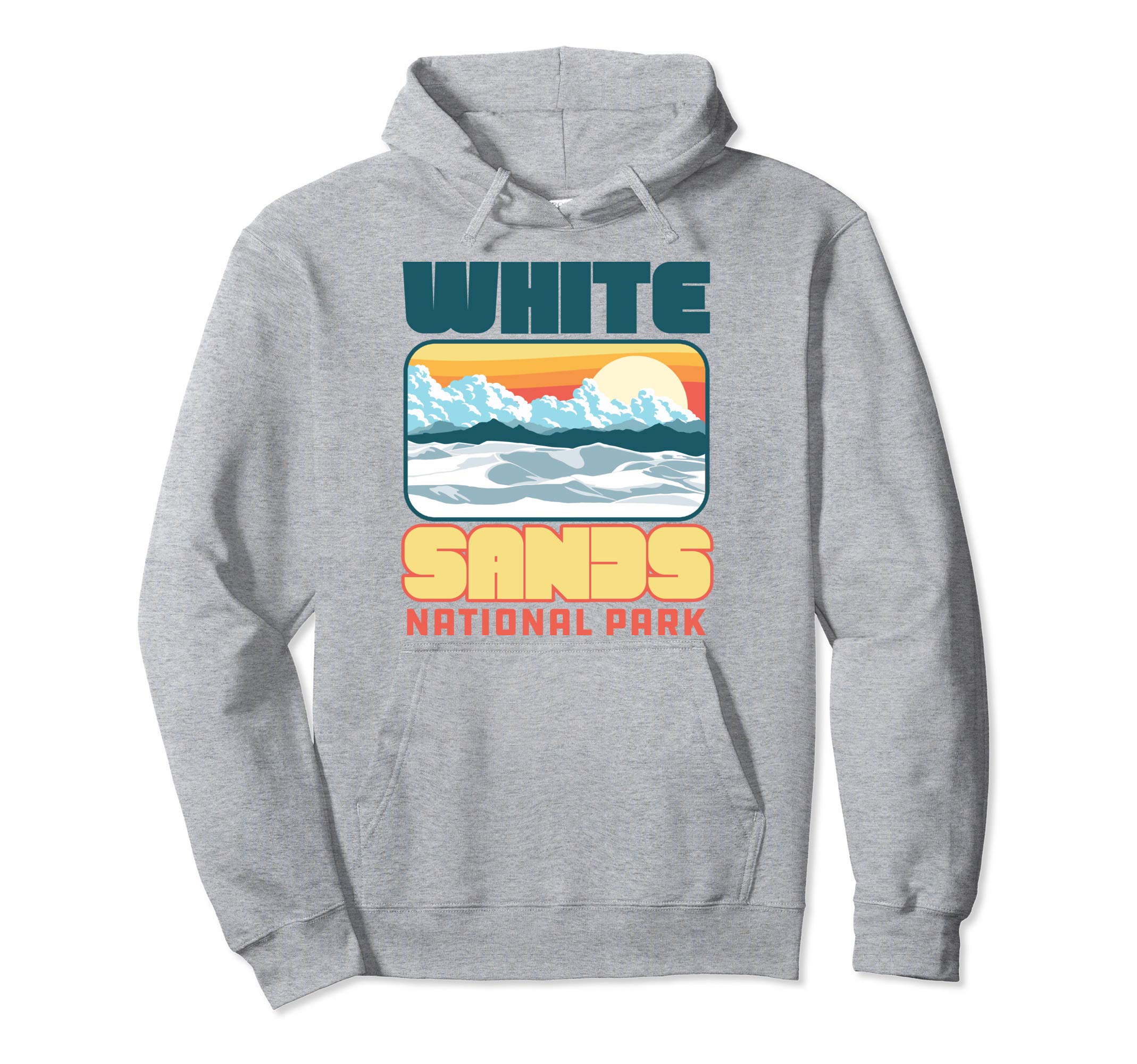 White Sand National Park 80S Hoodie - Aesthetic Graphic for Adults - T-Shirt, Sweatshirt, Hoodie