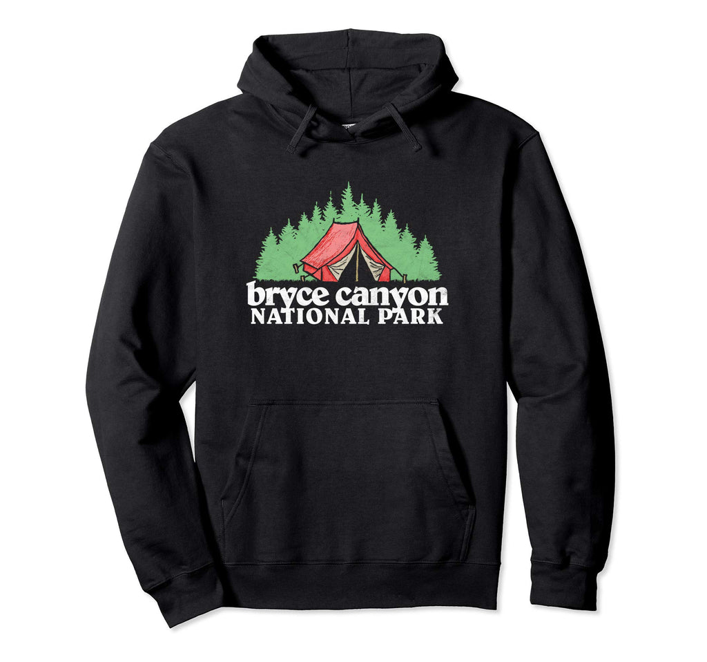 Bryce Canyon National Park Tent Camping Hoodie - Graphic Print Unisex - T-Shirt, Sweatshirt, Hoodie