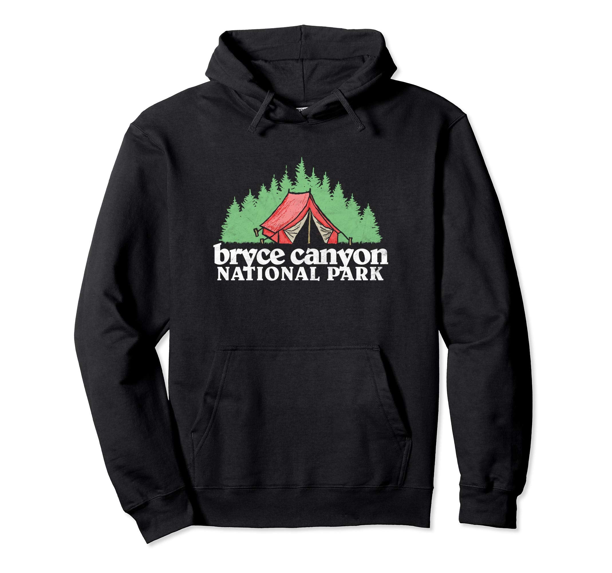 Bryce Canyon National Park Tent Camping Hoodie - Graphic Print Unisex - T-Shirt, Sweatshirt, Hoodie
