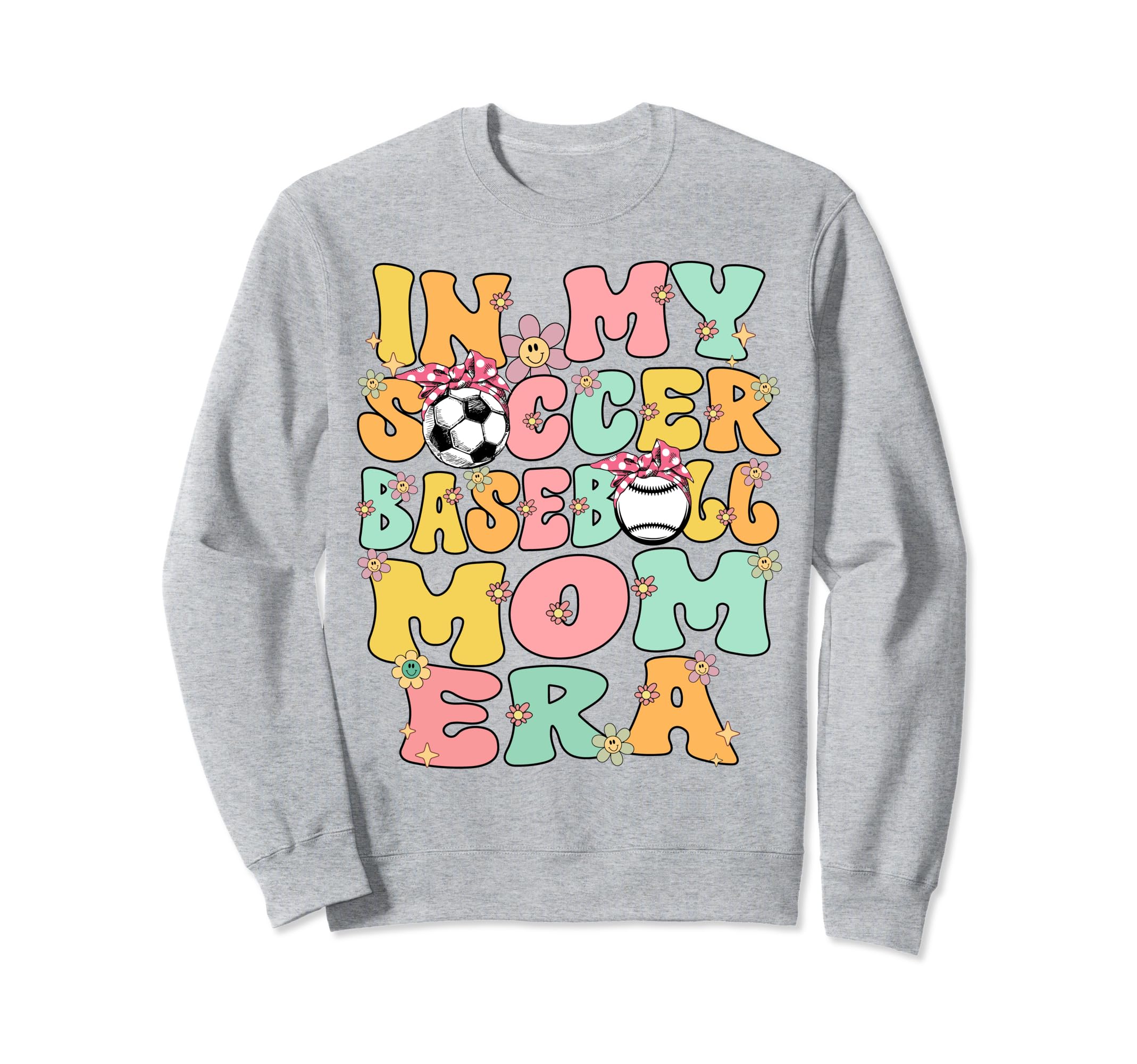 My Soccer Baseball Mom Era Sweatshirt - Minimalist Print Men Women - T-Shirt, Sweatshirt, Hoodie