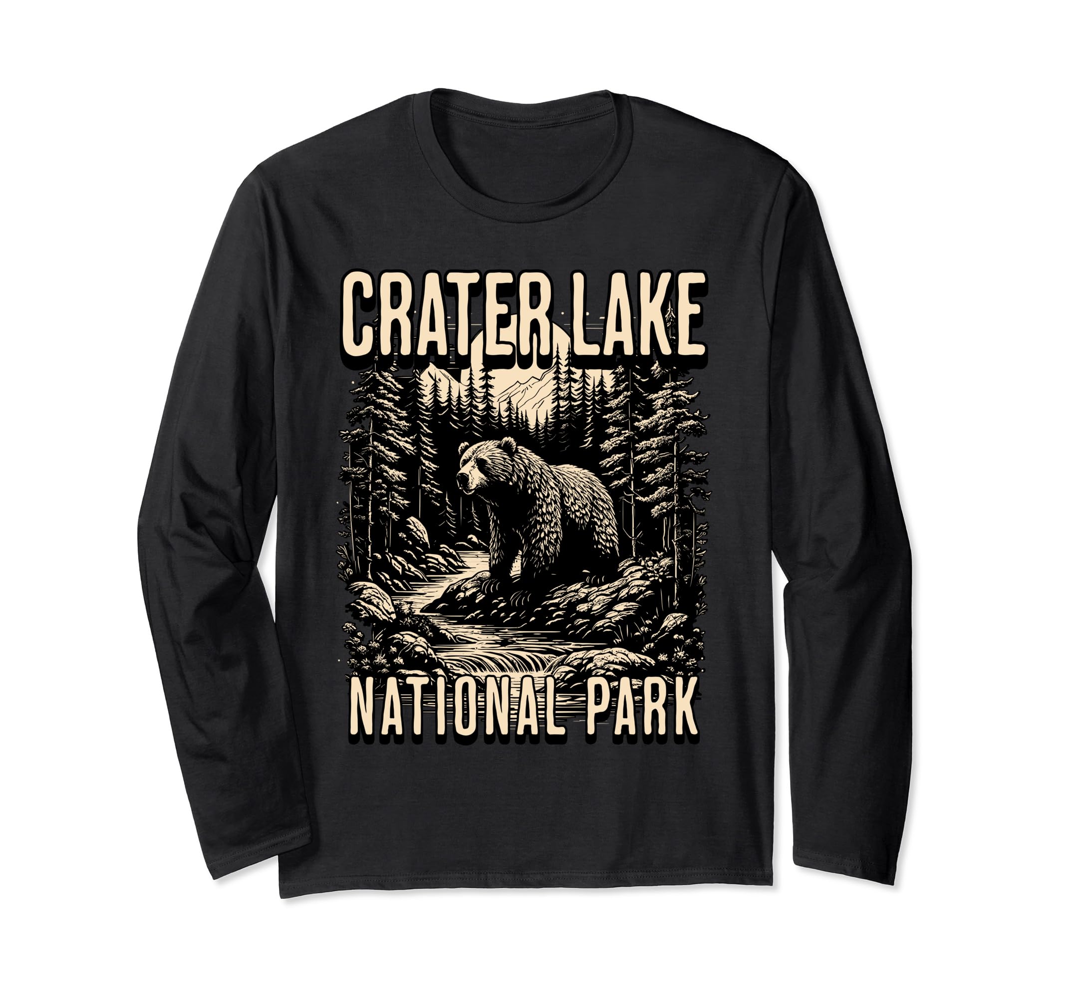 Crater Lake National Park Oregon Usa Hoodie - Unique Graphic for Adults - T-Shirt, Sweatshirt, Hoodie