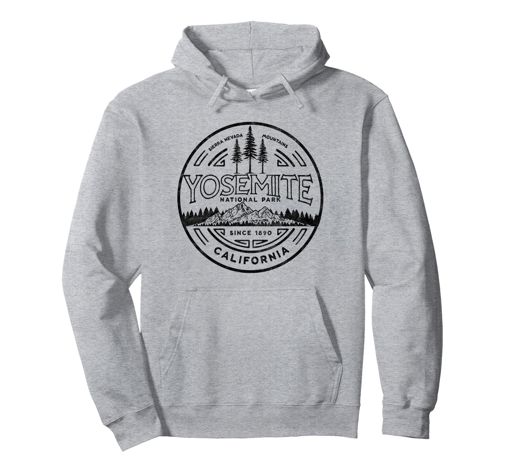 Yosemite National Park Distressed Hoodie - Casual Everyday Wear Unisex - T-Shirt, Sweatshirt, Hoodie