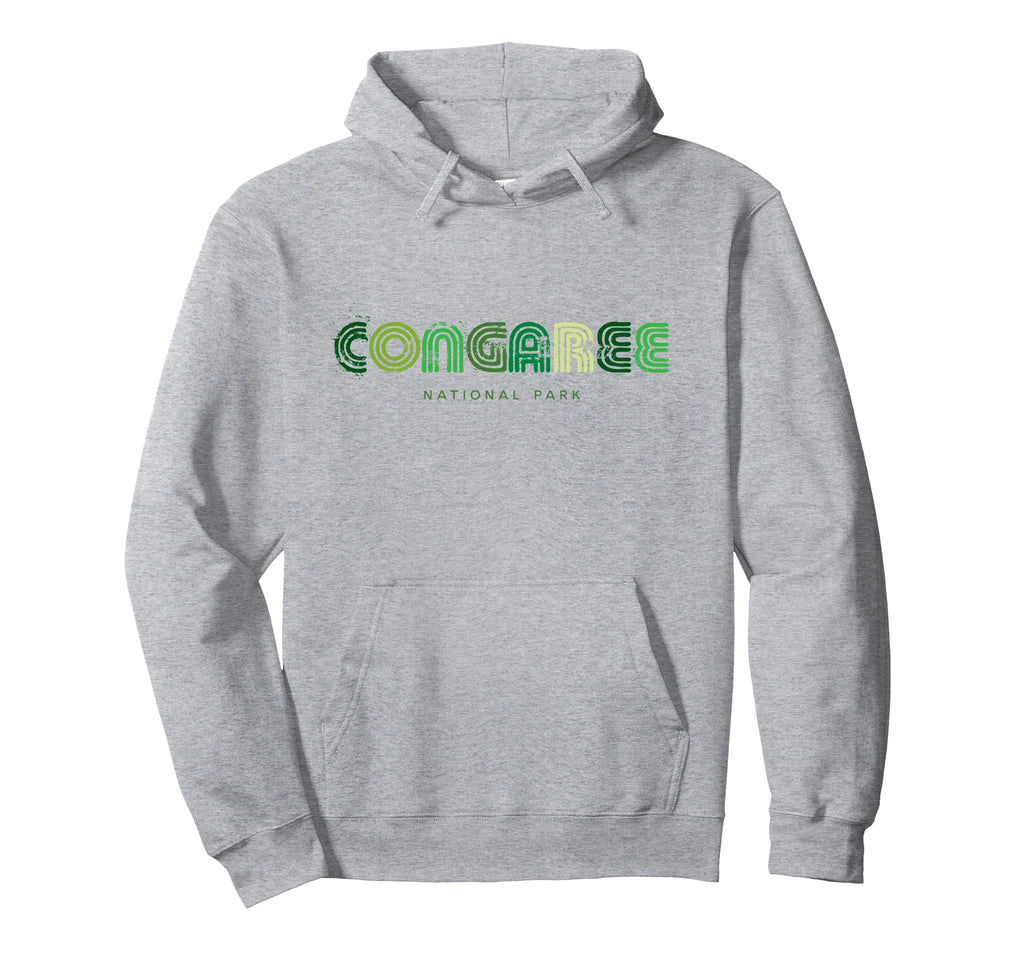 Congaree National Park 70S 80S Type Hoodie - Fun Novelty Design for Adults - T-Shirt, Sweatshirt, Hoodie