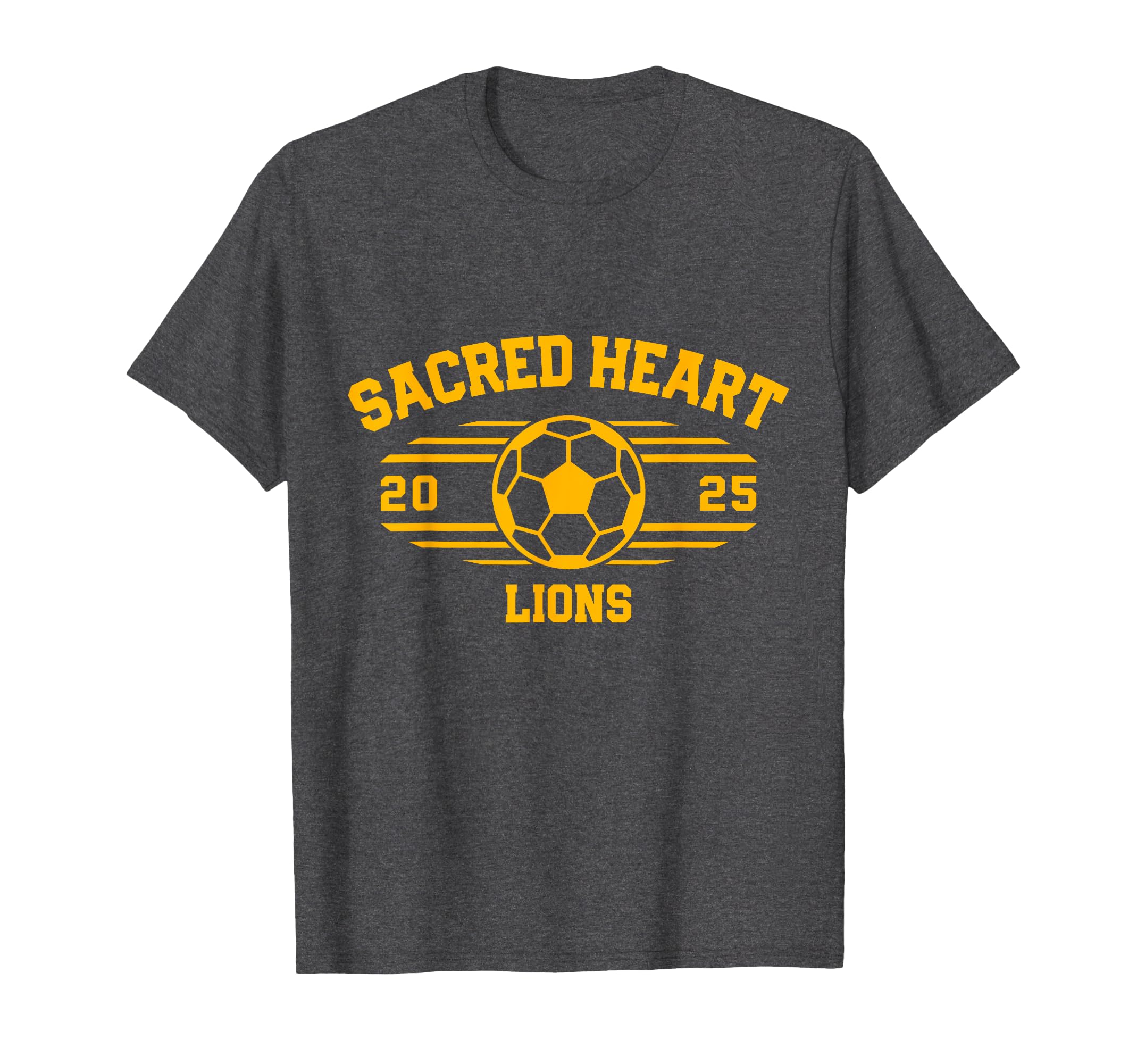 Sacred Heart Lions Soccer Ball 2025 Hs T-Shirt - Trendy Graphic Men Women - T-Shirt, Sweatshirt, Hoodie