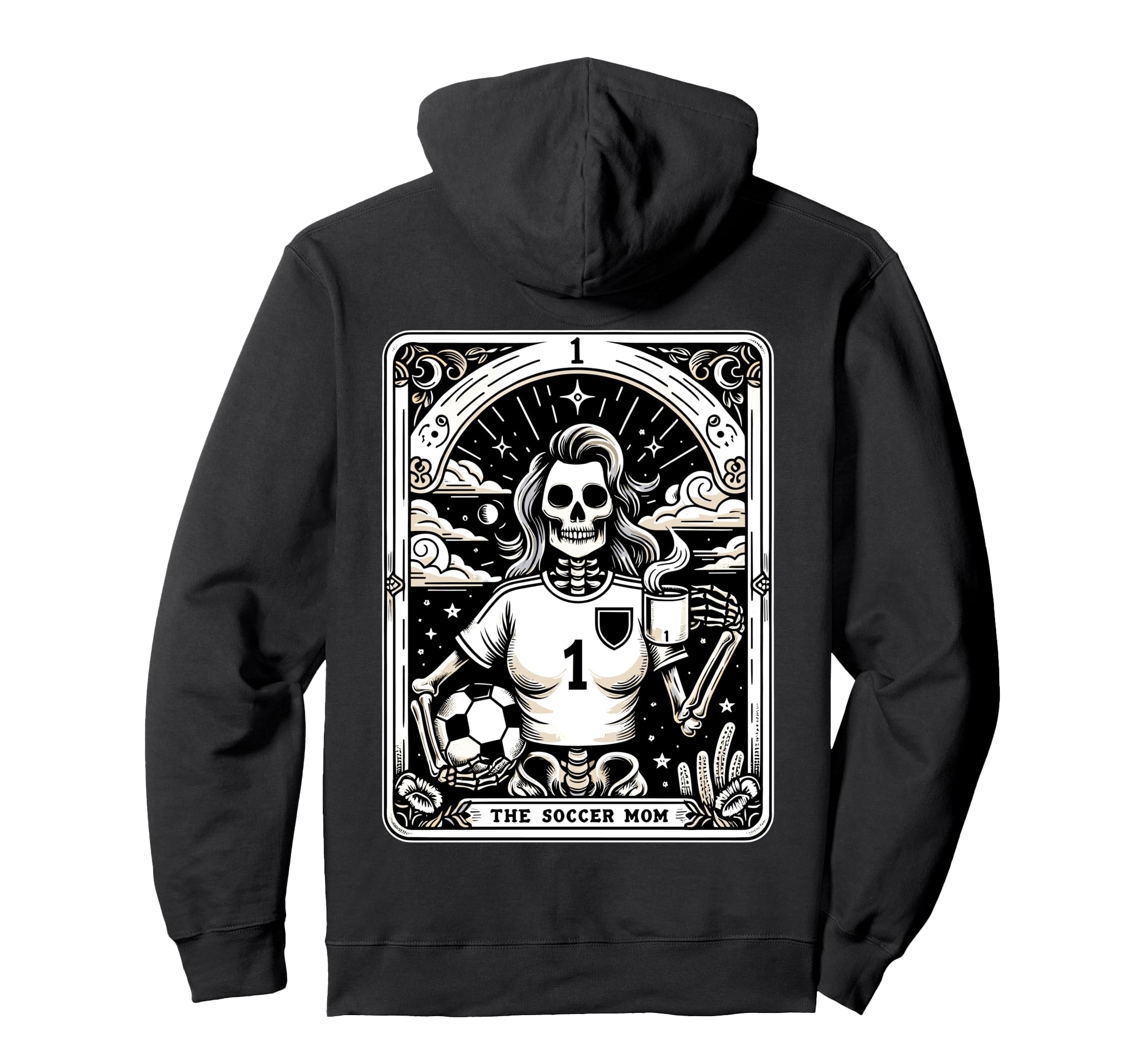 Tarot Card Soccer Mom Soccer Mum Hoodie - Casual Everyday Wear Unisex - T-Shirt, Sweatshirt, Hoodie