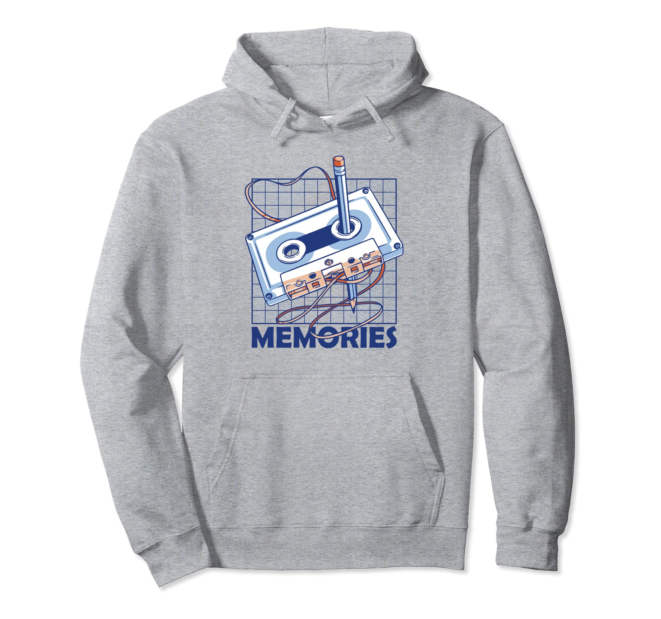 Memories Audio Cassette Tape Mixtape Hoodie - Trendy Graphic for Adults - T-Shirt, Sweatshirt, Hoodie