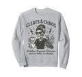 Cleats Chaos Skeleton Soccer Sweatshirt - Fun Novelty Design for Adults - T-Shirt, Sweatshirt, Hoodie