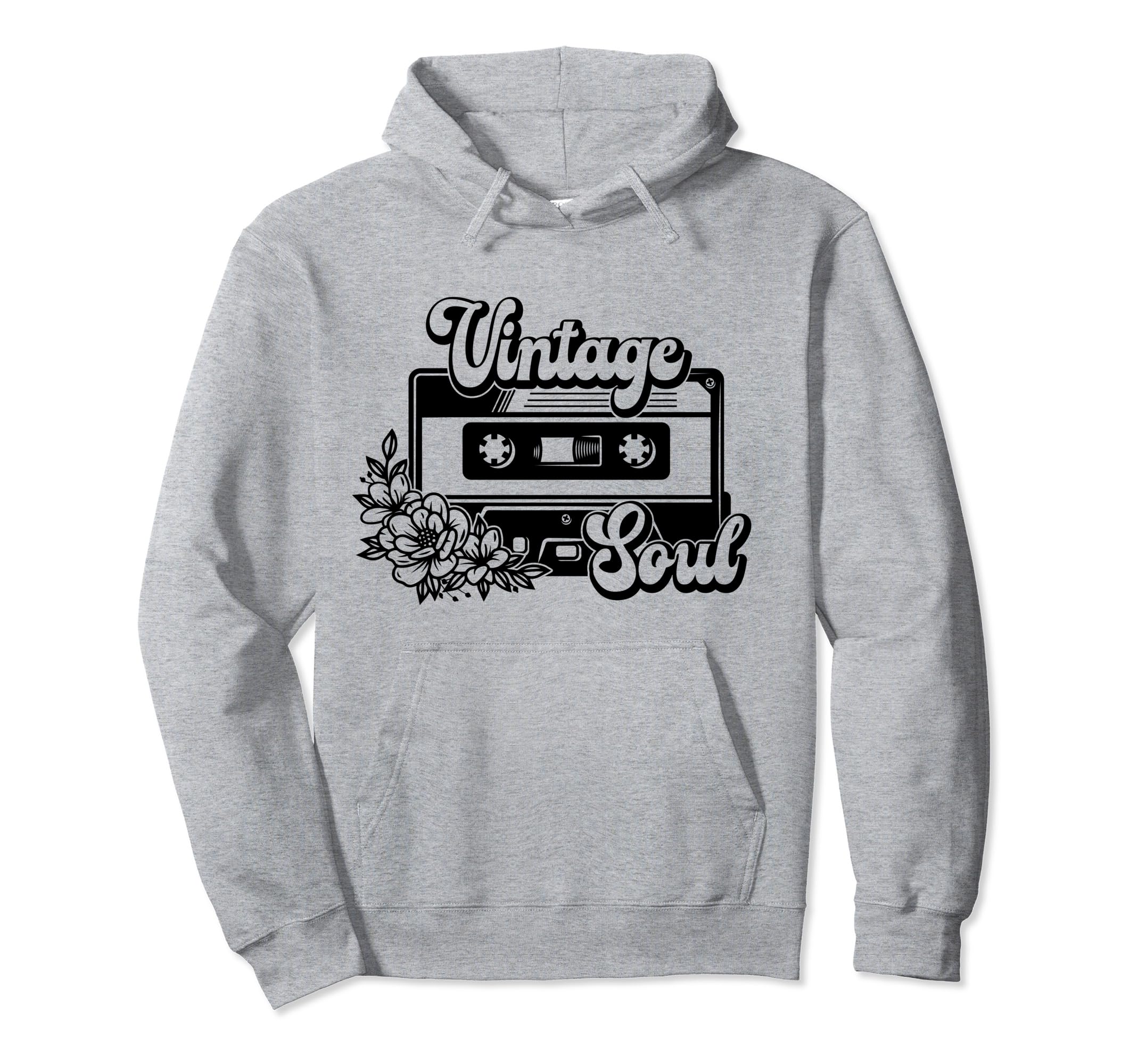 Soul Floral Cassette Tape Music Hoodie - Trendy Graphic for Adults - T-Shirt, Sweatshirt, Hoodie
