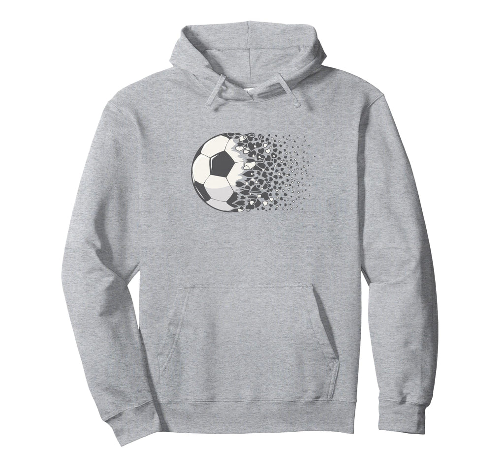 Soccer Ball Soccer Heart Soccer Player Hoodie - Unique Graphic for Adults - T-Shirt, Sweatshirt, Hoodie