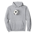 Soccer Ball Soccer Heart Soccer Player Hoodie - Unique Graphic for Adults - T-Shirt, Sweatshirt, Hoodie