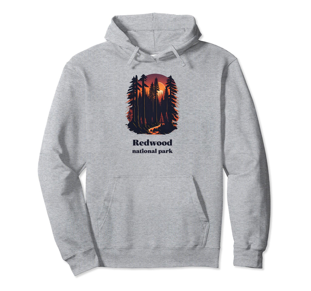 Redwood National Park California Hoodie - Aesthetic Graphic Men Women - T-Shirt, Sweatshirt, Hoodie