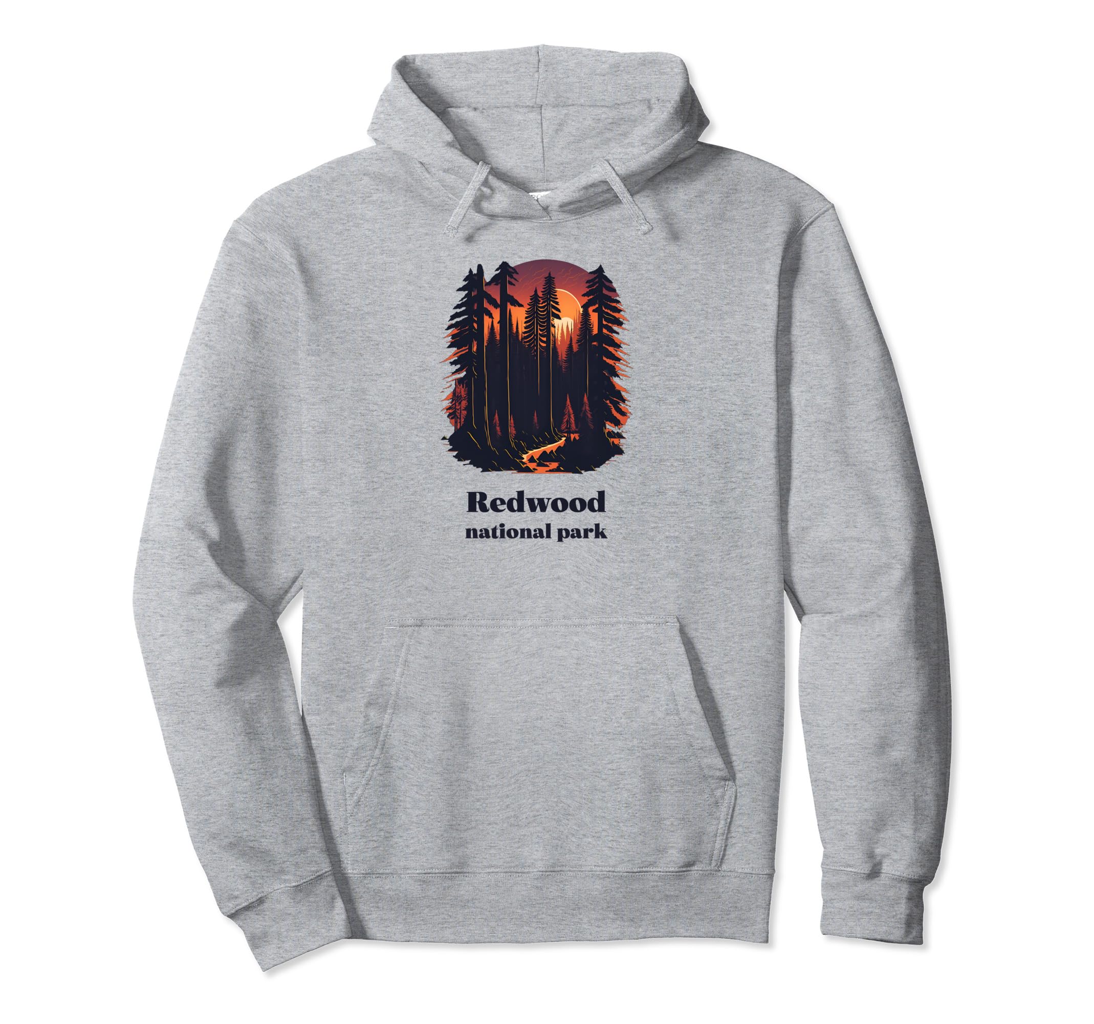 Redwood National Park California Hoodie - Aesthetic Graphic Men Women - T-Shirt, Sweatshirt, Hoodie