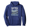 Blue Ridge Parkway 80S National Park Hoodie - Graphic Print Unisex - T-Shirt, Sweatshirt, Hoodie