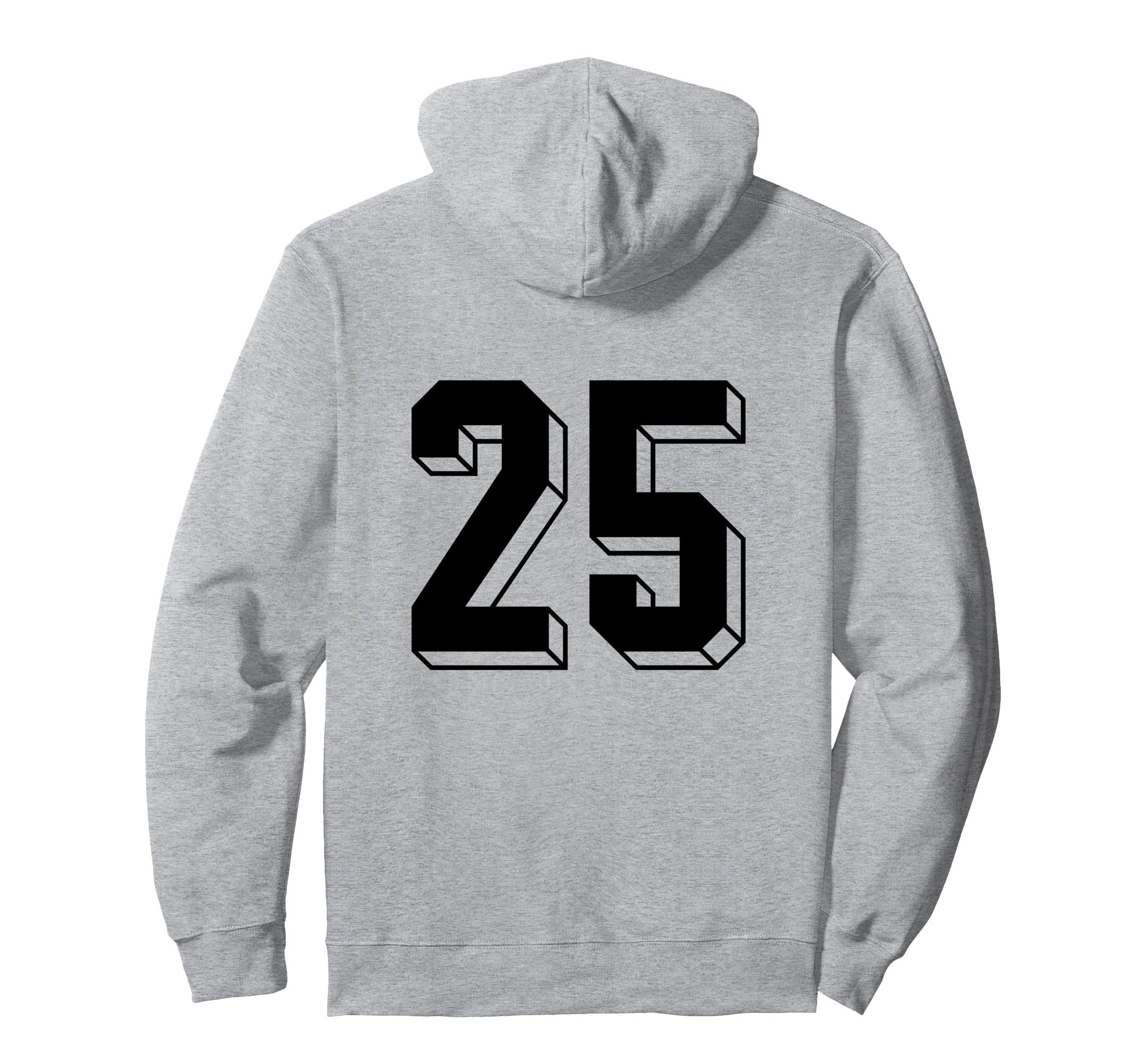 Number 25 Backside 80S 90S Team Hoodie - Aesthetic Graphic for Adults - T-Shirt, Sweatshirt, Hoodie