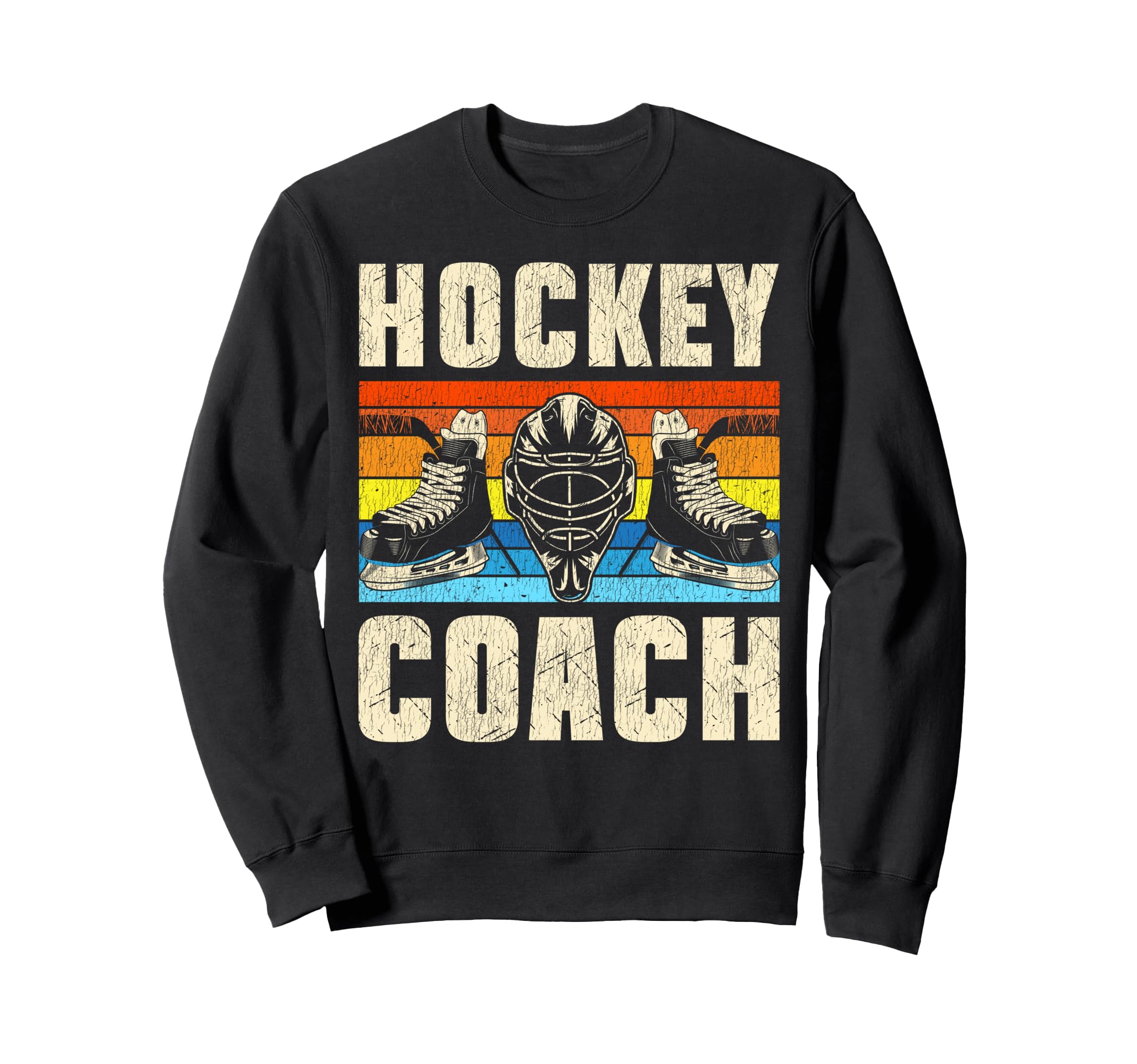 Ice Hockey Coach Goalkeeper Hockey Sweatshirt - Trendy Graphic Men Women - T-Shirt, Sweatshirt, Hoodie