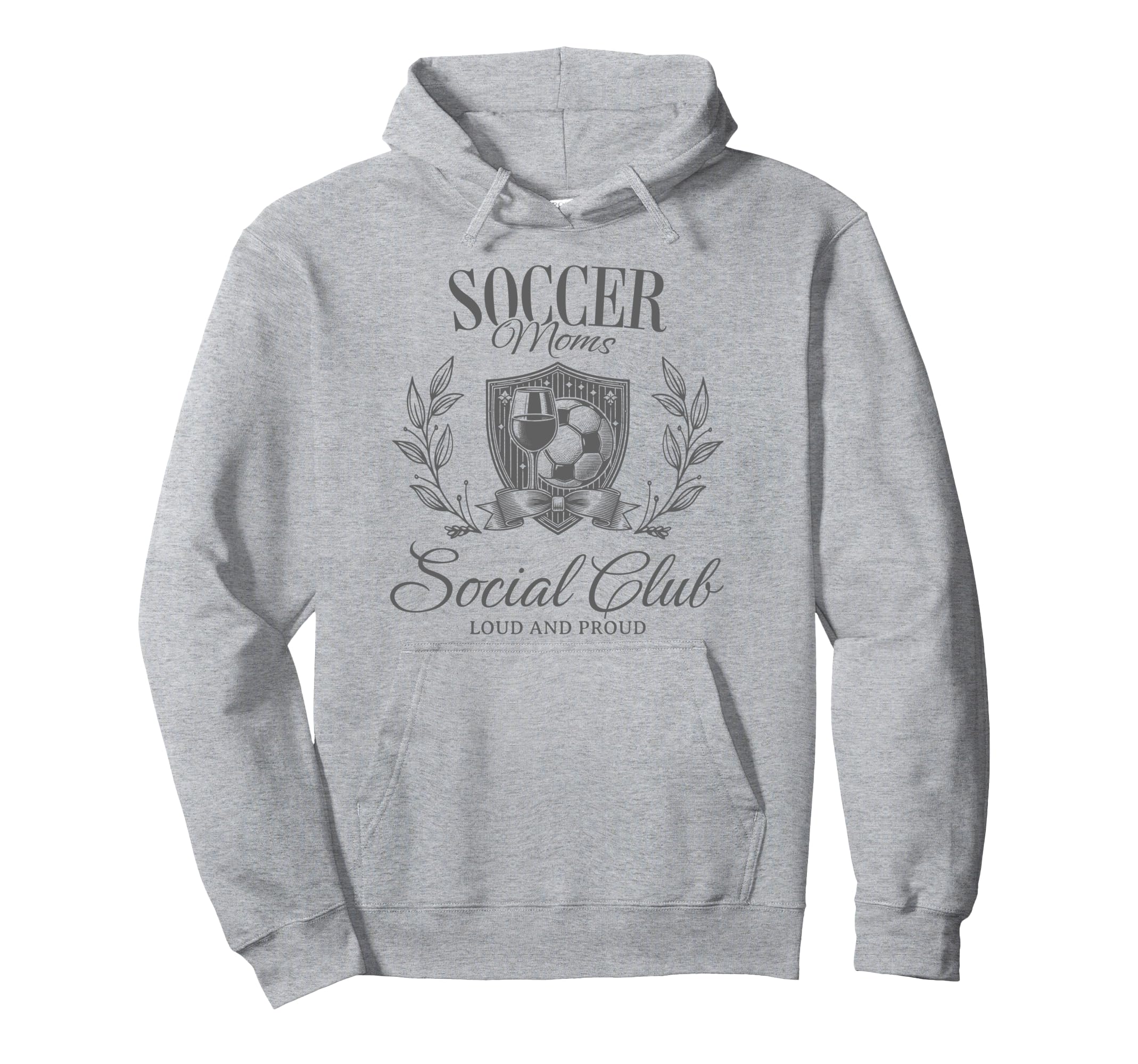 Soccer Team Mom Bow Gift Soccer Moms Hoodie - Minimalist Print Unisex - T-Shirt, Sweatshirt, Hoodie