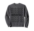 Black Unapologetically Dope Typography Sweatshirt - Unique Graphic Unisex - T-Shirt, Sweatshirt, Hoodie
