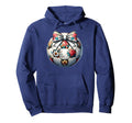Soccer Flower Coquette Bow Floral Hoodie - Fun Novelty Design Men Women - T-Shirt, Sweatshirt, Hoodie