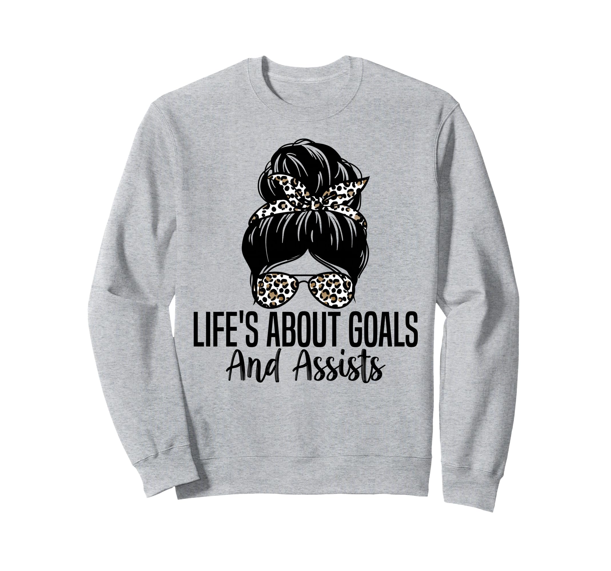Lifes About Goals And Assists Sweatshirt - Custom Art Print for Adults - T-Shirt, Sweatshirt, Hoodie