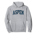 Aspen Colorado Co Athletic Sports Navy Hoodie - Trendy Graphic Unisex - T-Shirt, Sweatshirt, Hoodie