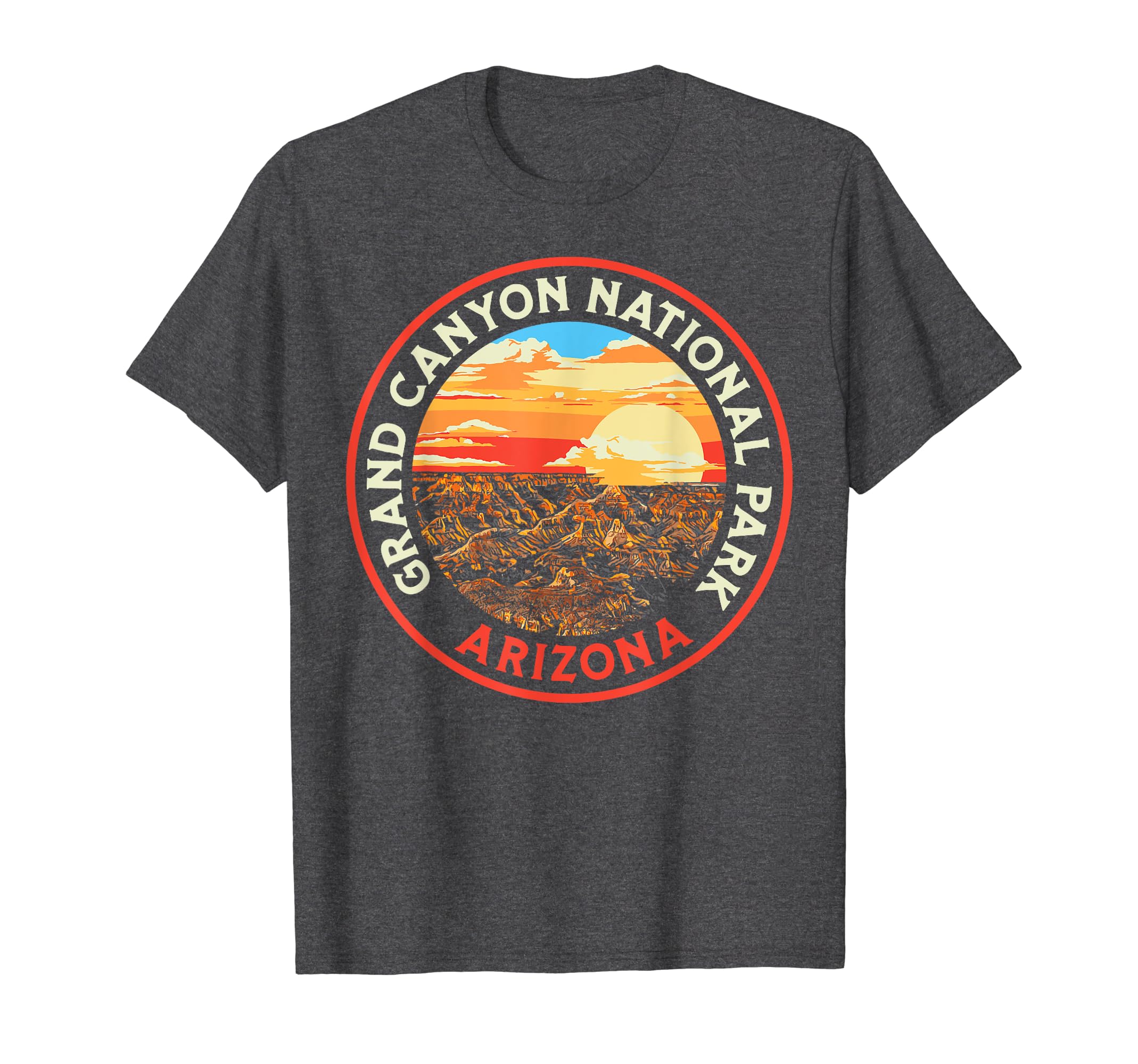 Grand Canyon National Park 80S T-Shirt - Custom Art Print for Adults - T-Shirt, Sweatshirt, Hoodie