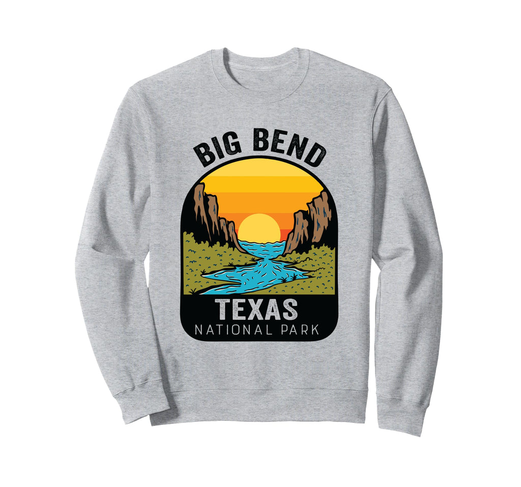 Big Bend National Park Texas Sweatshirt - Minimalist Print Men Women - T-Shirt, Sweatshirt, Hoodie