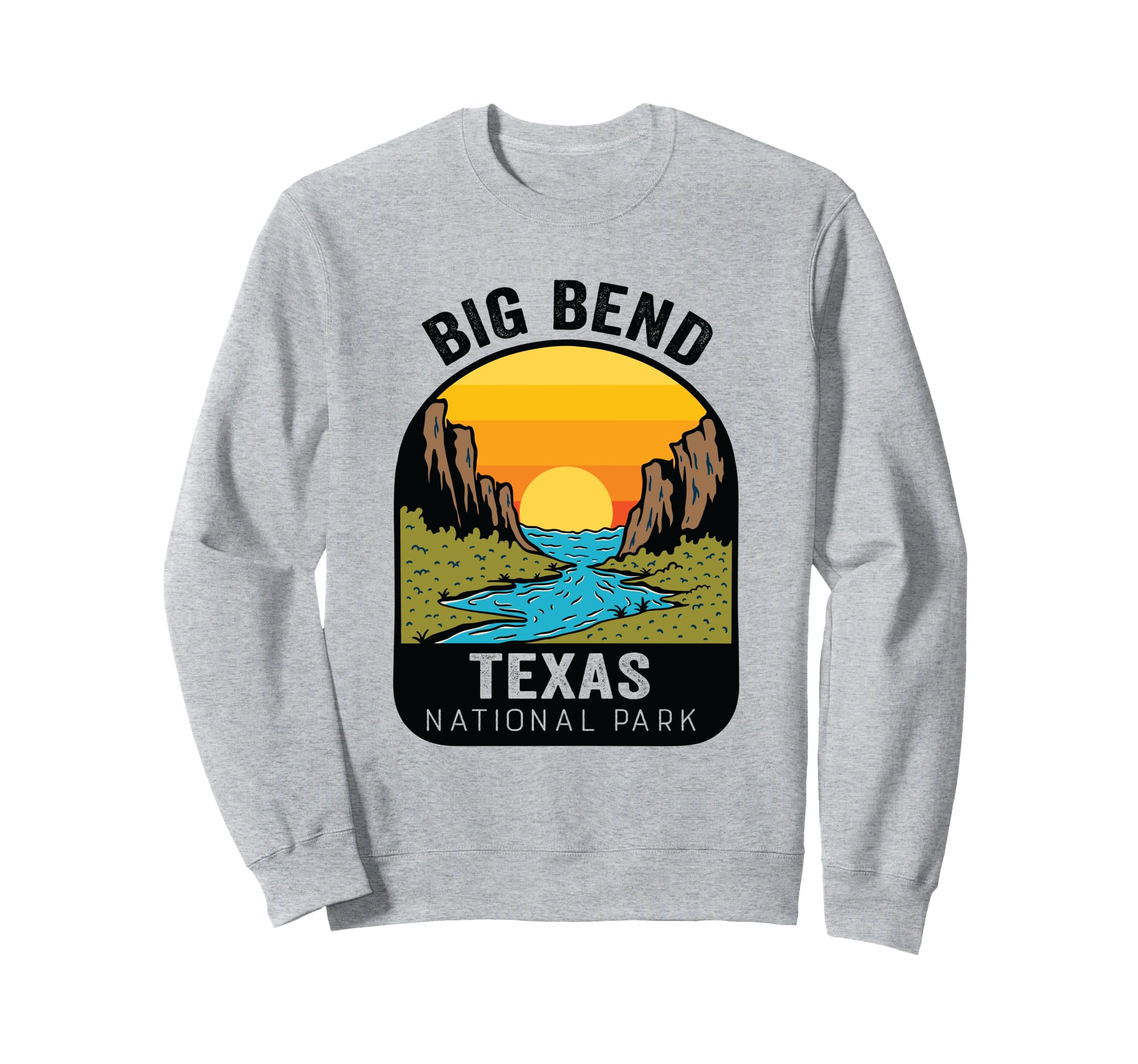 Big Bend National Park Texas Sweatshirt - Minimalist Print Men Women - T-Shirt, Sweatshirt, Hoodie