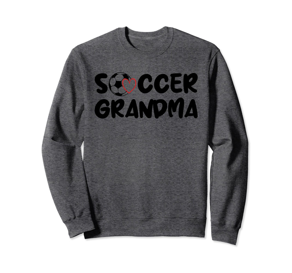 Soccer Grandma Love Heart Sweatshirt - Unique Graphic Unisex - T-Shirt, Sweatshirt, Hoodie