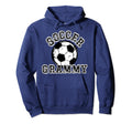 Soccer Ball Distressed Trending Grammy Hoodie - Casual Everyday Wear Unisex - T-Shirt, Sweatshirt, Hoodie
