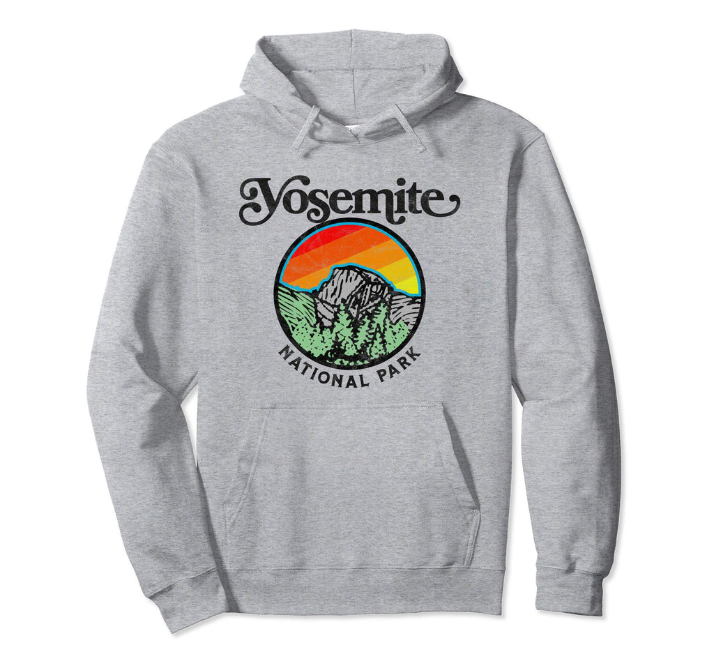 Yosemite National Park 60S Half Dome Hoodie - Custom Art Print Unisex - T-Shirt, Sweatshirt, Hoodie