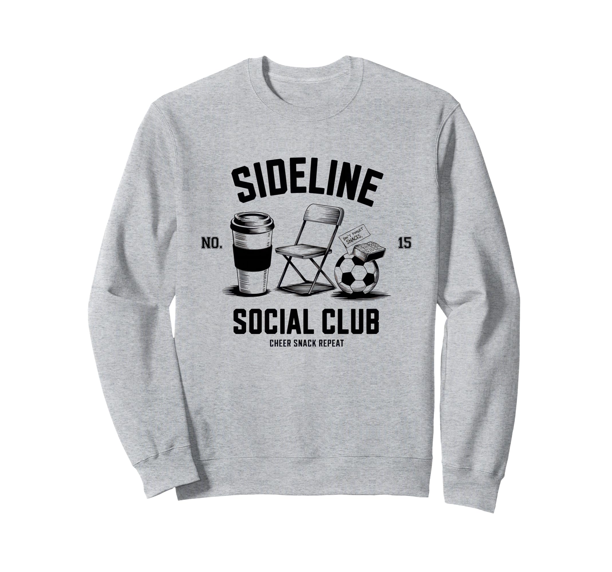 Sideline Social Club Soccer Mom Sweatshirt - Fun Novelty Design Unisex - T-Shirt, Sweatshirt, Hoodie