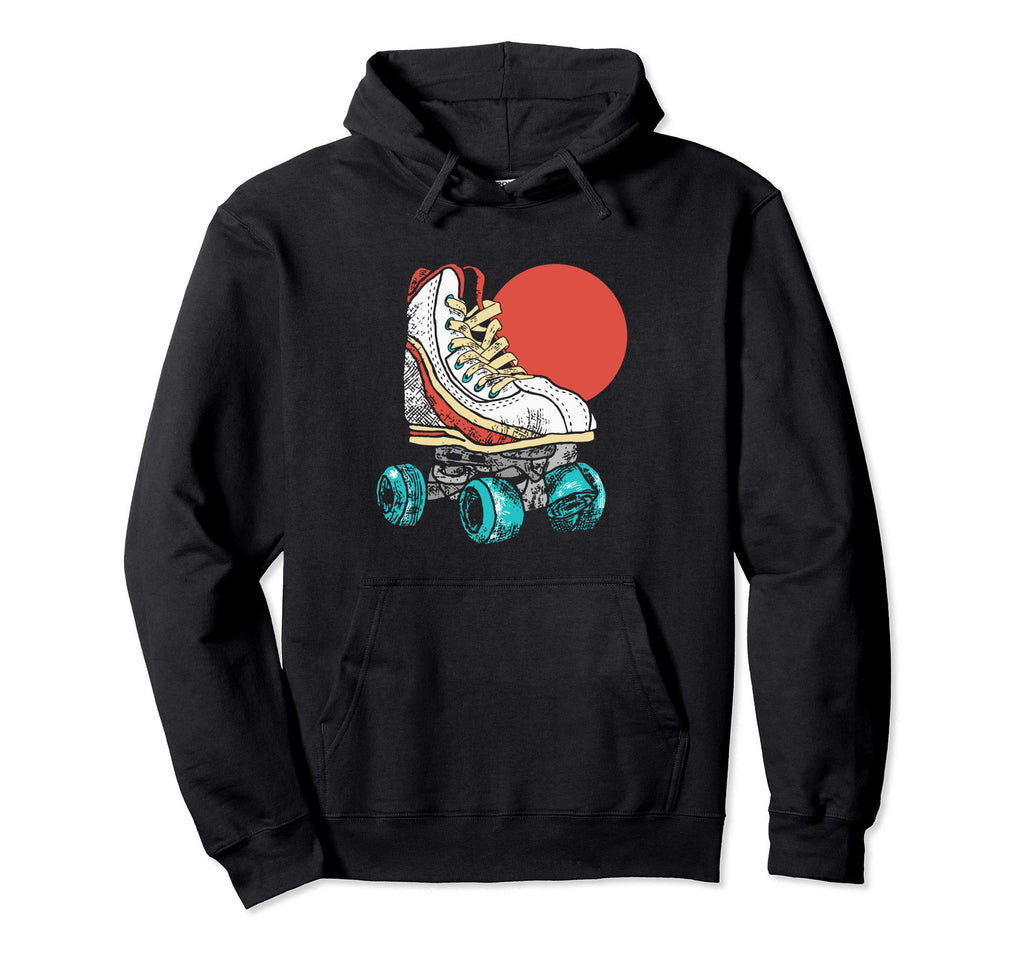 Minimalist Roller Skate 70S Vibe Hoodie - Unique Graphic Men Women - T-Shirt, Sweatshirt, Hoodie