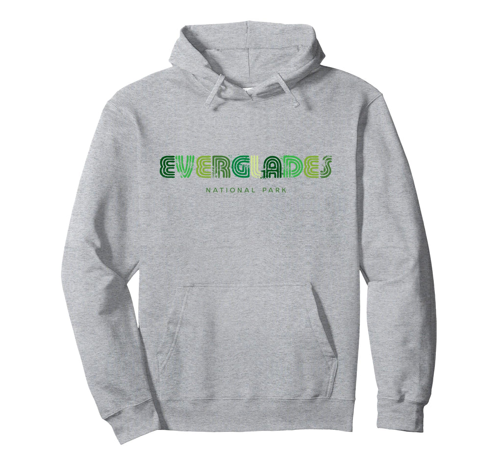 Everglades National Park 70S 80S Type Hoodie - Trendy Graphic Unisex - T-Shirt, Sweatshirt, Hoodie