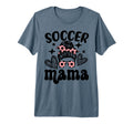 Soccer Mama Messy Bun Soccer Mothers T-Shirt - Unique Graphic Men Women - T-Shirt, Sweatshirt, Hoodie