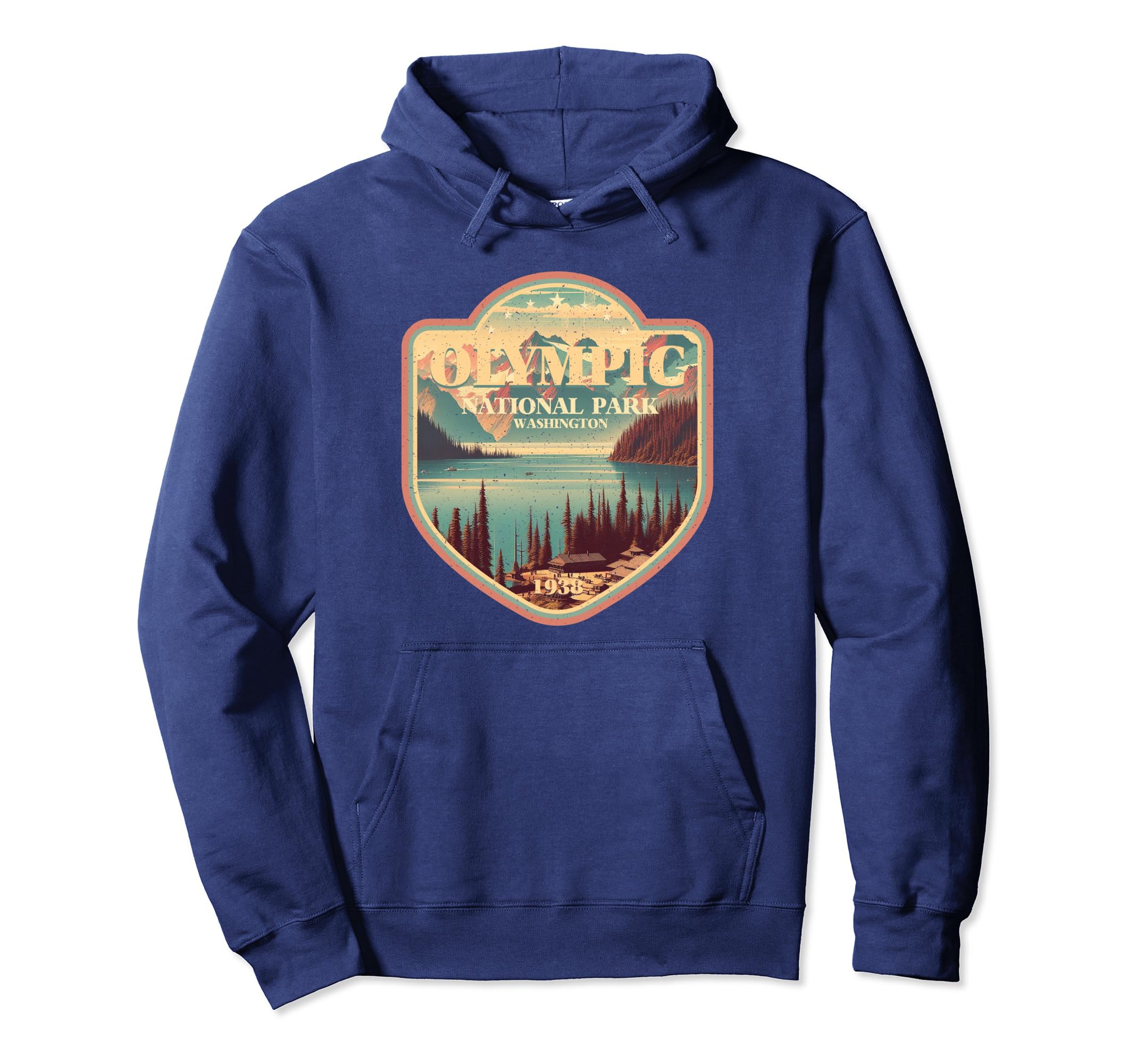 Olympic National Park Washington Hoodie - Unique Graphic for Adults - T-Shirt, Sweatshirt, Hoodie