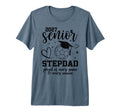 2027 Senior Soccer Stepdad Proud T-Shirt - Novelty Apparel for Adults - T-Shirt, Sweatshirt, Hoodie