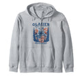 Glacier National Park Patriotic Sweatshirt - Fun Novelty Design for Adults - T-Shirt, Sweatshirt, Hoodie
