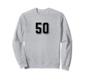 Number 50 80S 90S Soccer Team Jersey Sweatshirt - Minimalist Print Unisex - T-Shirt, Sweatshirt, Hoodie