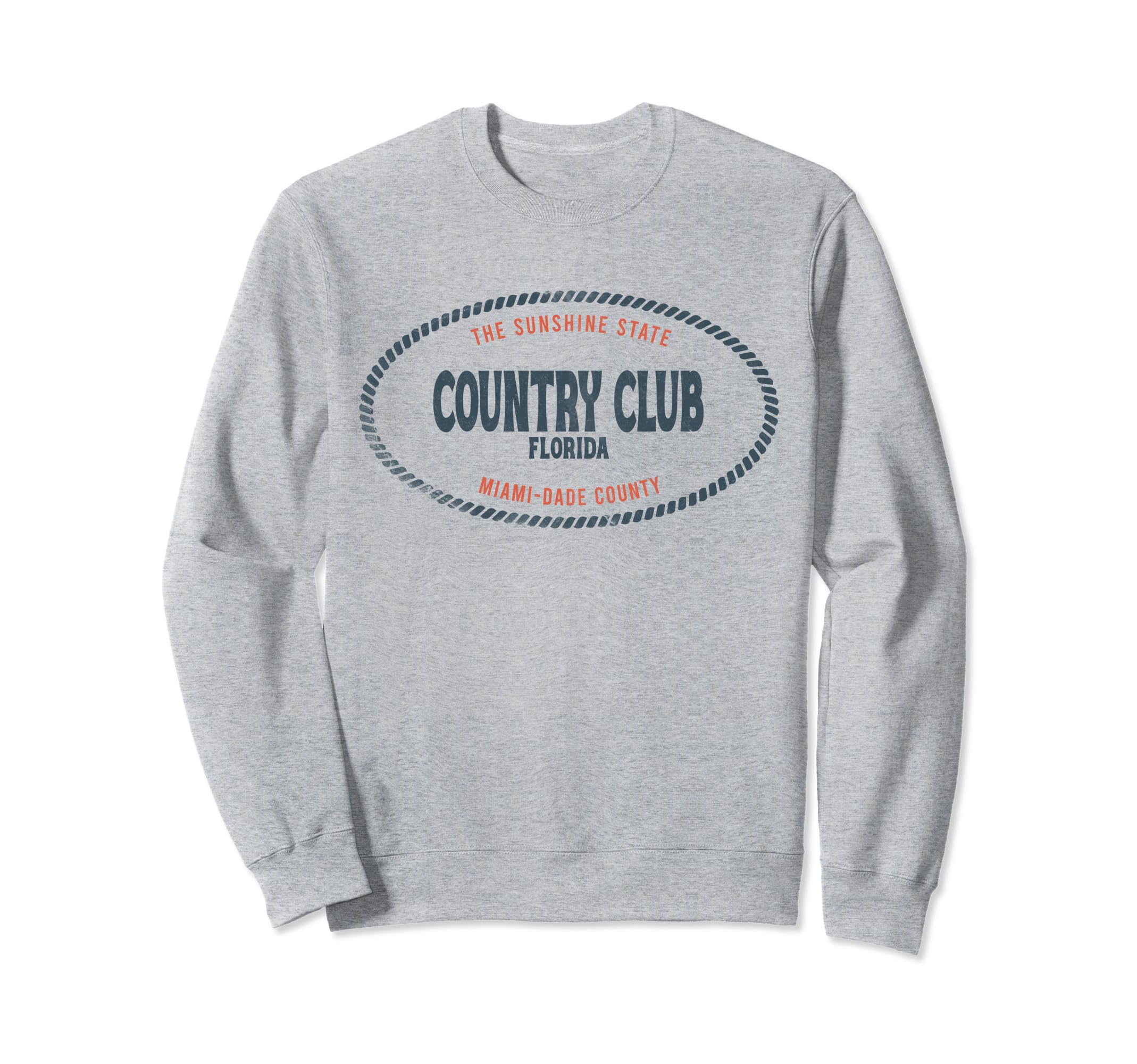 Casual Country Club Florida Beach Sweatshirt - Unique Graphic Men Women - T-Shirt, Sweatshirt, Hoodie