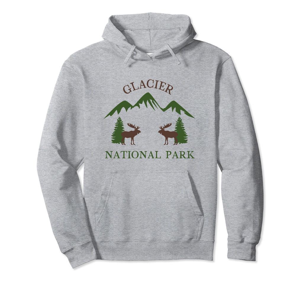 Glacier National Park Hoodie - Custom Art Print for Adults - T-Shirt, Sweatshirt, Hoodie