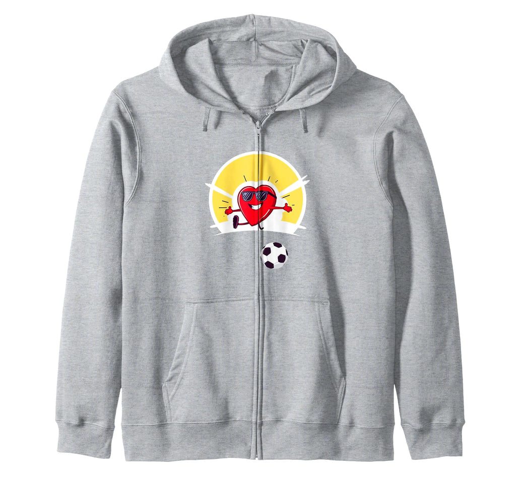Soccer Heart Gift T-Shirt - Minimalist Print for Adults - T-Shirt, Sweatshirt, Hoodie