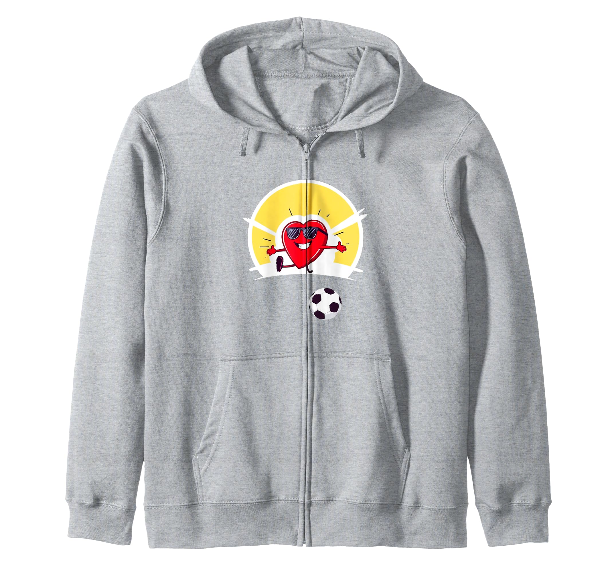 Soccer Heart Gift T-Shirt - Minimalist Print for Adults - T-Shirt, Sweatshirt, Hoodie