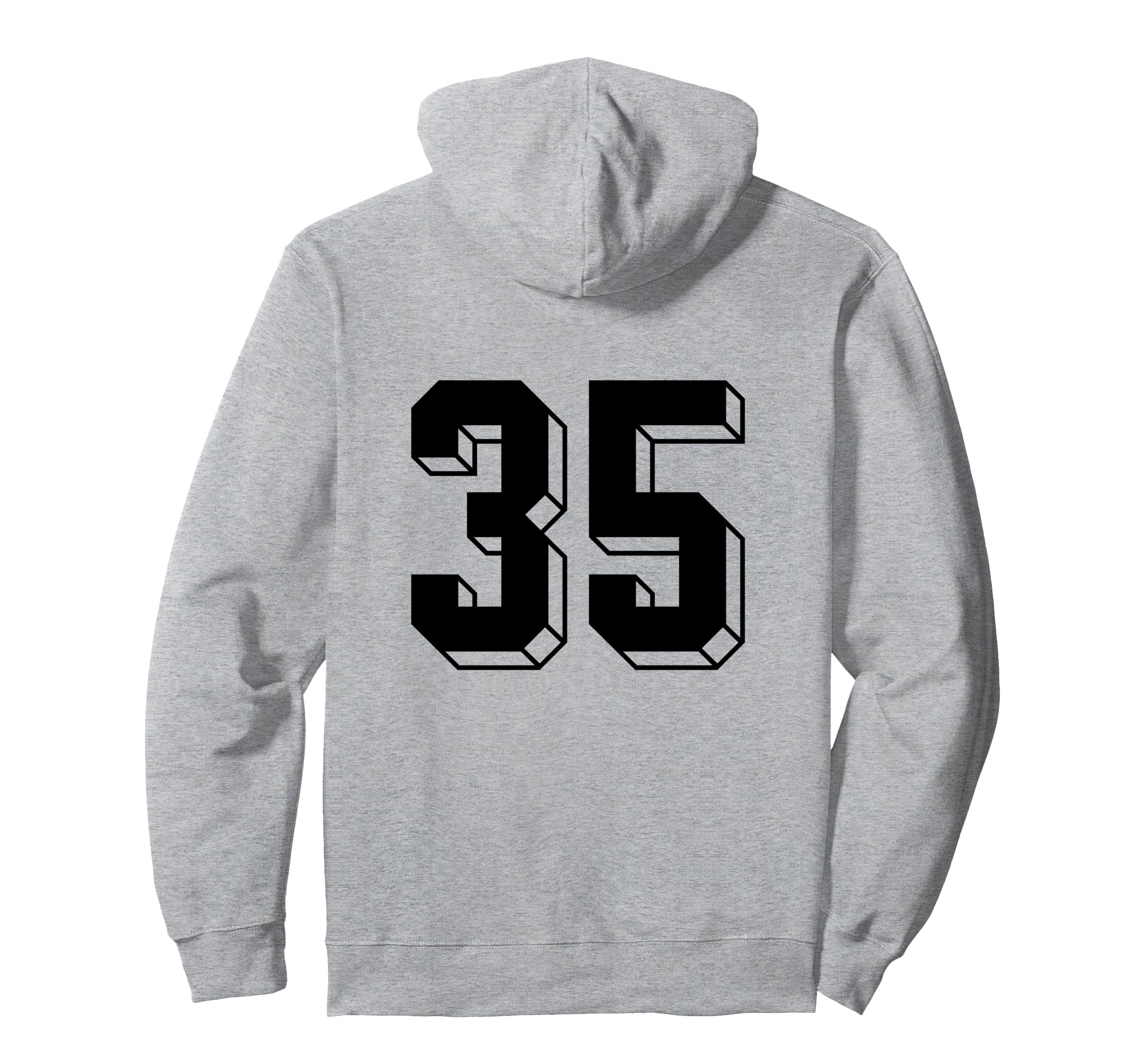 Number 35 Backside 80S 90S Team Jersey Hoodie - Streetwear Style Men Women - T-Shirt, Sweatshirt, Hoodie
