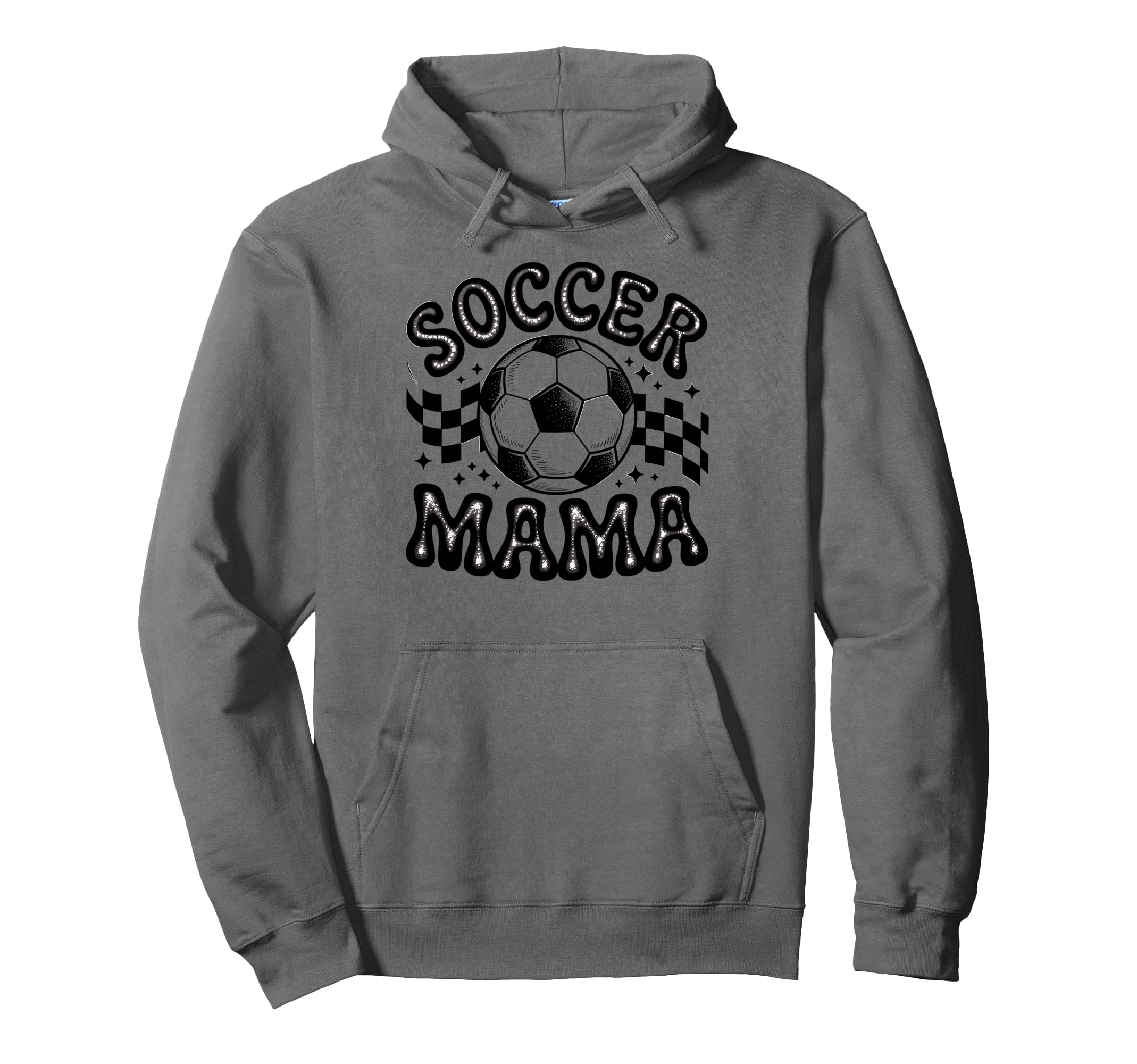 Soccer Mama Football Soccer Player Mom Hoodie - Unique Graphic Men Women - T-Shirt, Sweatshirt, Hoodie