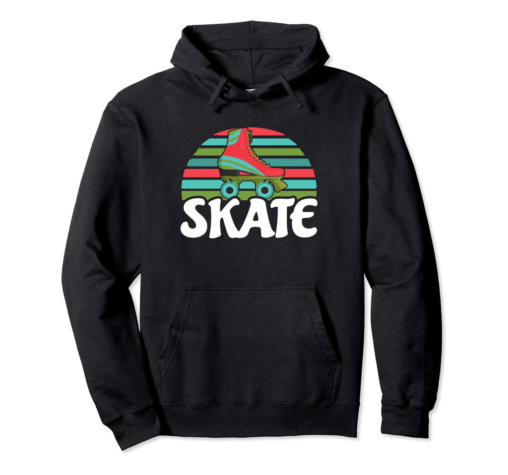 Roller Skate Shoes Roller Skating Hoodie - Minimalist Print for Adults - T-Shirt, Sweatshirt, Hoodie
