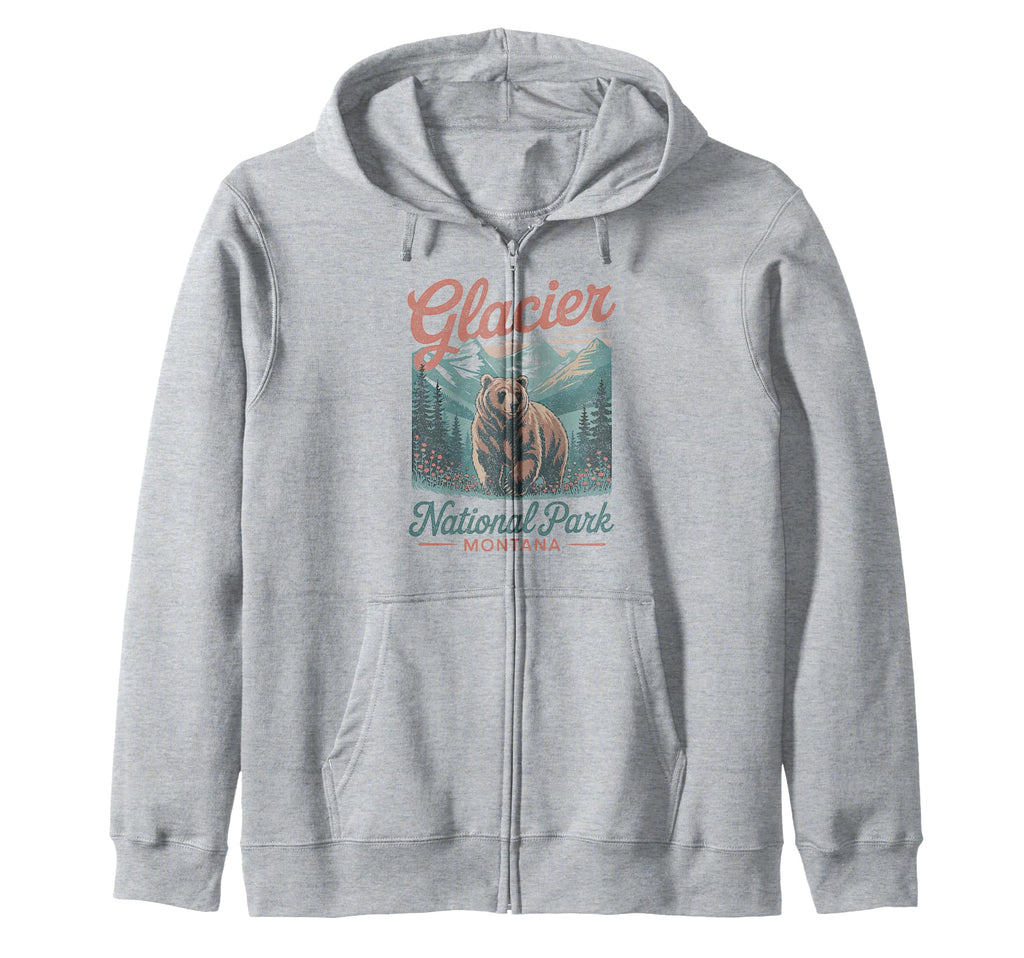 Glacier National Park Montana Usa Outdoor T-Shirt - Streetwear Style Unisex - T-Shirt, Sweatshirt, Hoodie